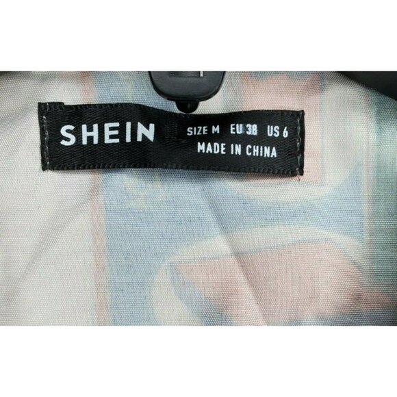 Shein Short Sleeve Button-Up Shirt with Rare Graphics - Medium 6, Multi-Colored - Picture 10 of 12